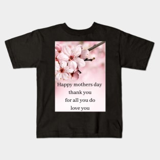 mothers day blossom design Kids T-Shirt